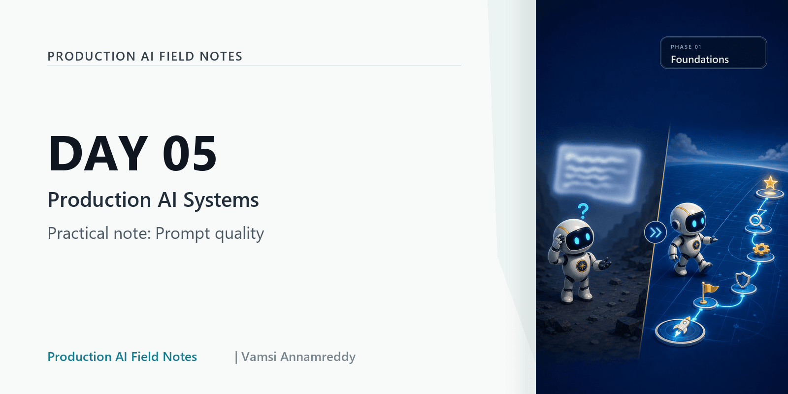 Day 05: Why vague prompts become vague systems