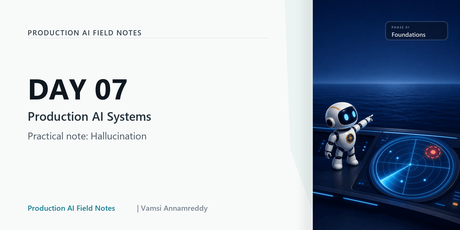 Day 07: Why confident AI answers still need evidence
