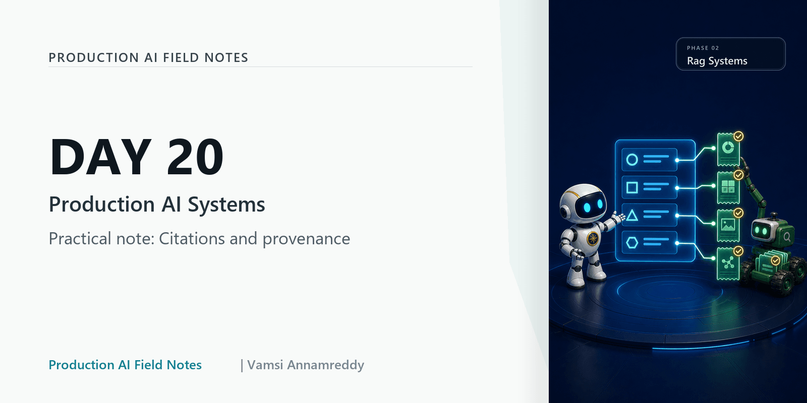 Day 20: Why every important AI claim needs provenance