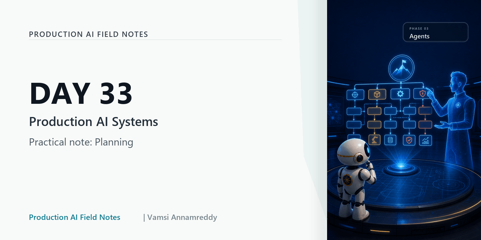 Day 33: Why planning reduces wasted AI actions