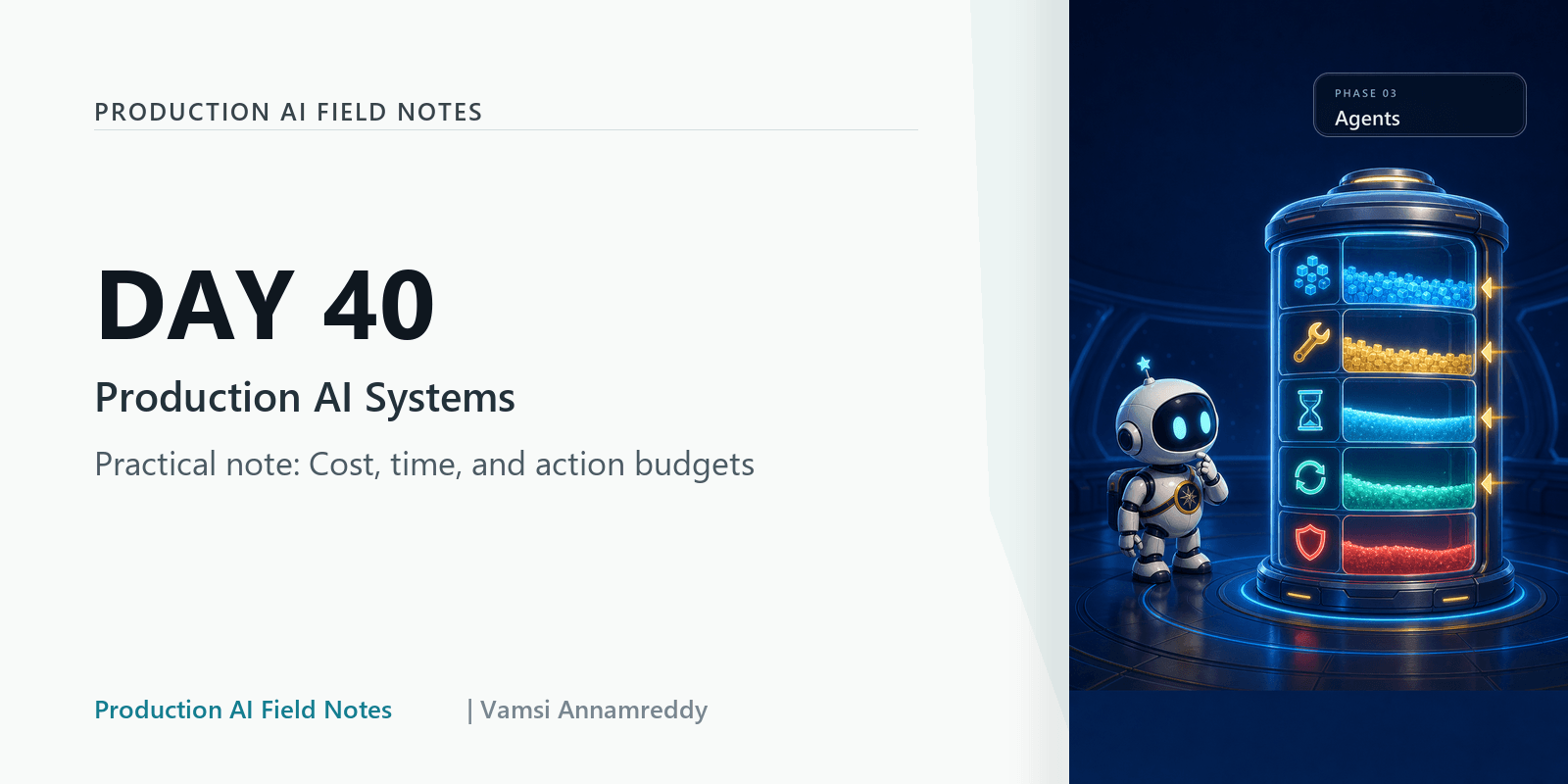 Day 40: Why autonomy needs budgets