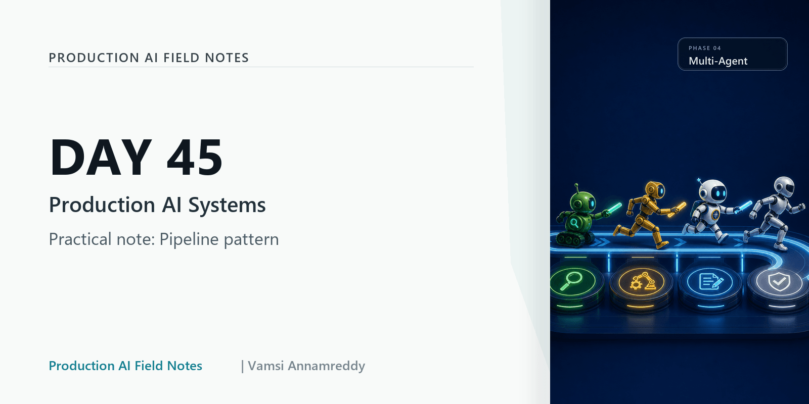 Day 45: Why pipelines make AI handoffs inspectable