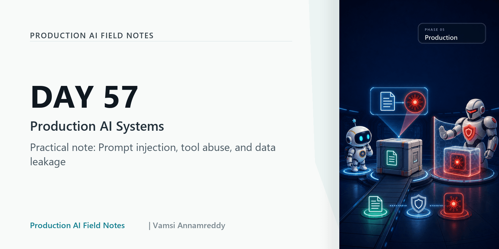 Day 57: Why retrieved content must stay untrusted