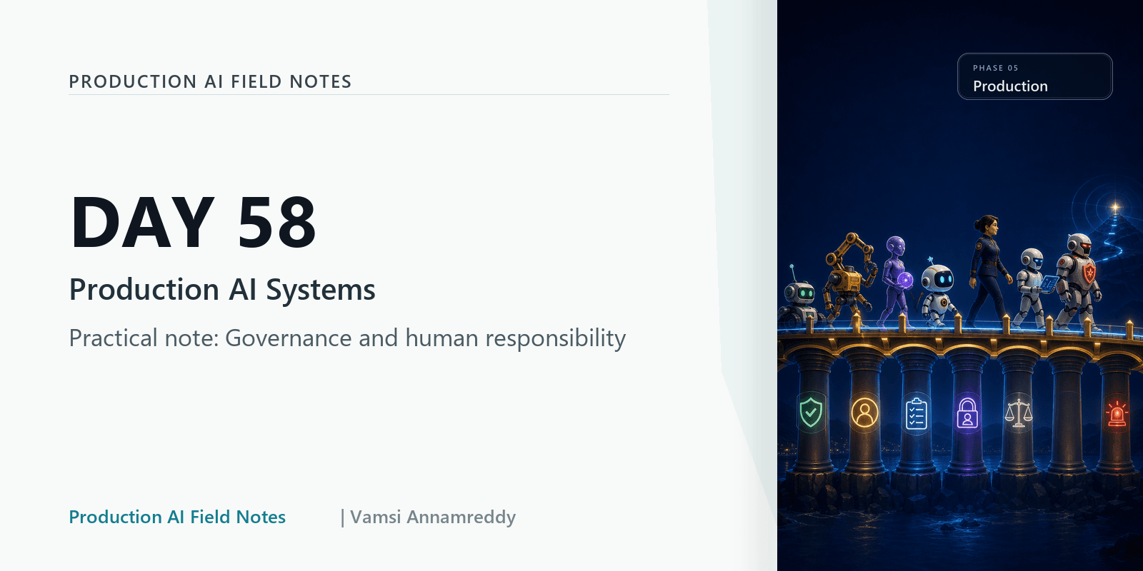 Day 58: Why governance belongs in the architecture