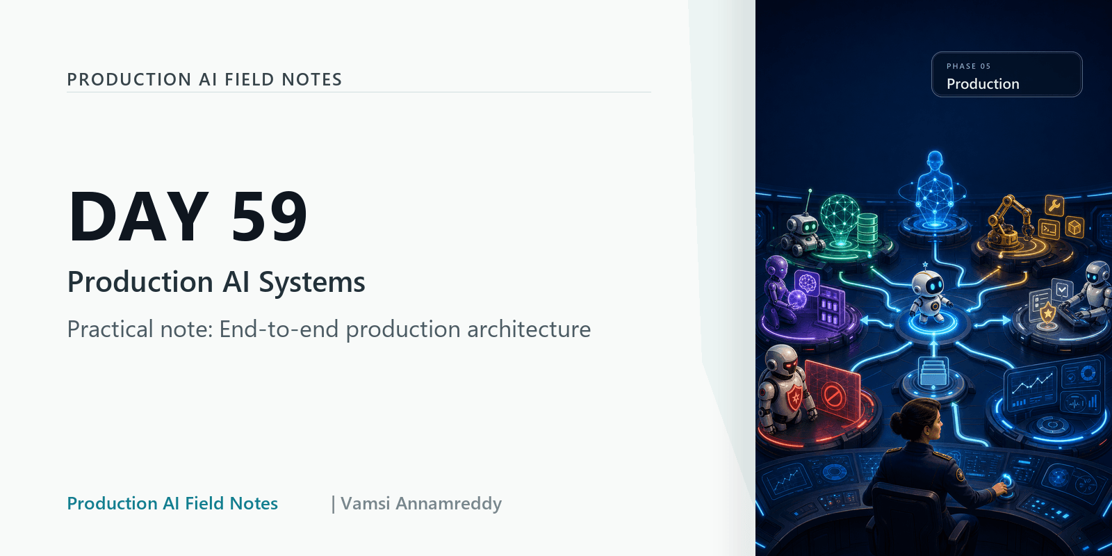 Day 59: Why production AI is coordinated infrastructure