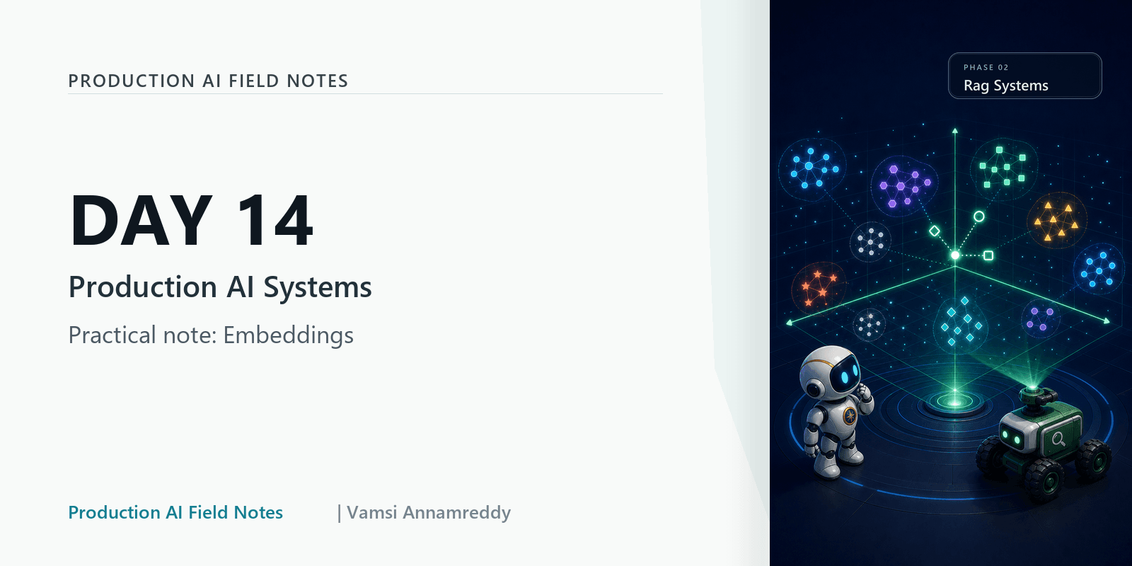 Day 14: Why embeddings are useful and easy to overtrust