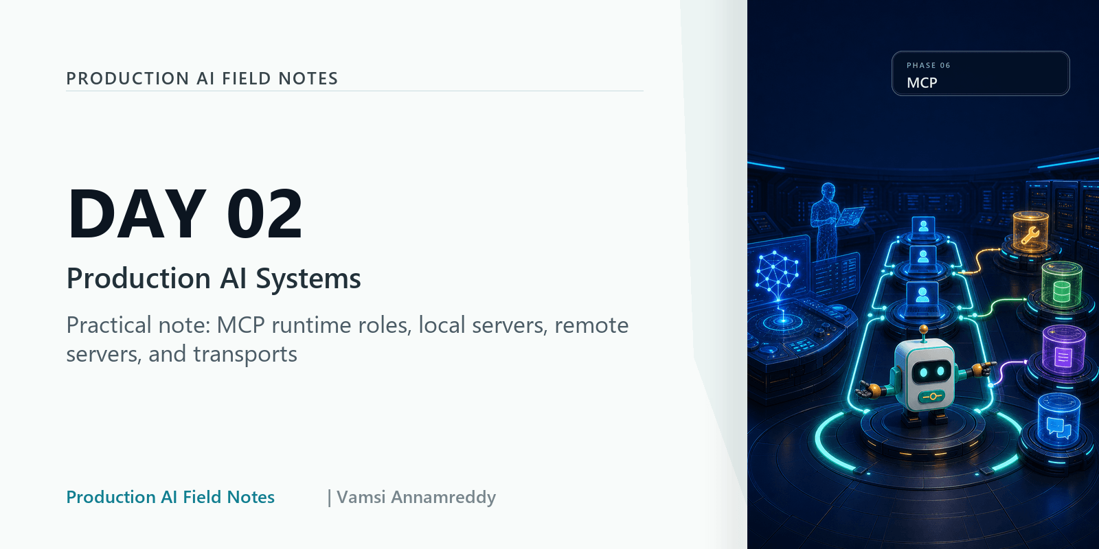Where your MCP server runs is a production decision